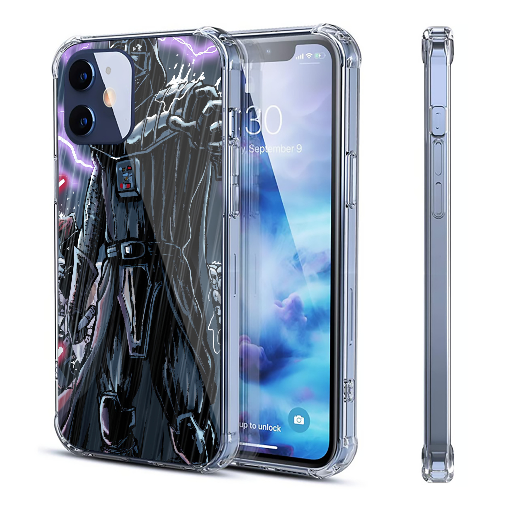 （画像用） スター・ウォーズ Star Wars 【iPhone 12シリーズ対応】透明スマホケース（クリアソフトケース）